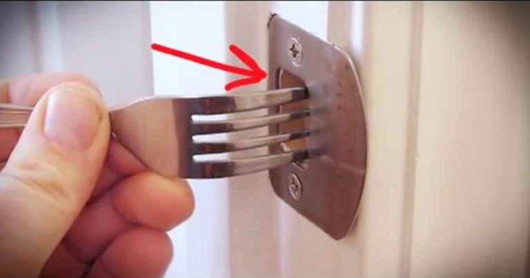 Watch How You Can Lock A Door Using Only A Dinner Fork